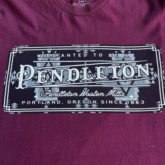 Pendleton Shirt Mens Small Red Short Sleeve Cotton - Picture 3 of 8